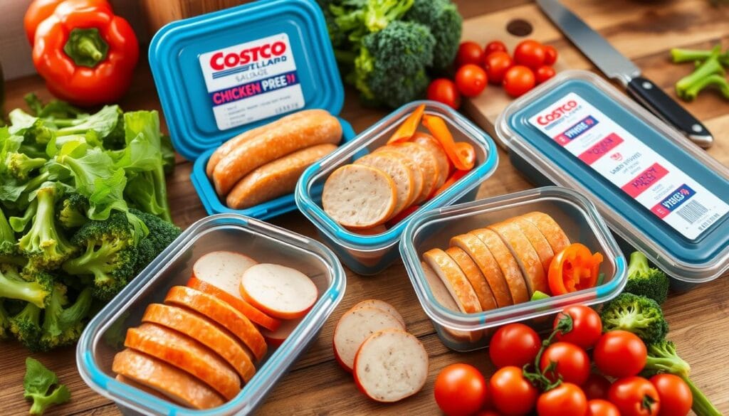 costco chicken sausage for meal prep