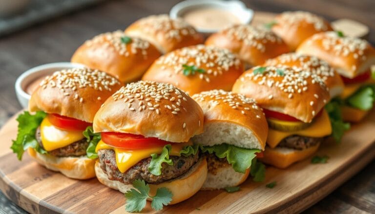 hawaiian roll hamburger sliders