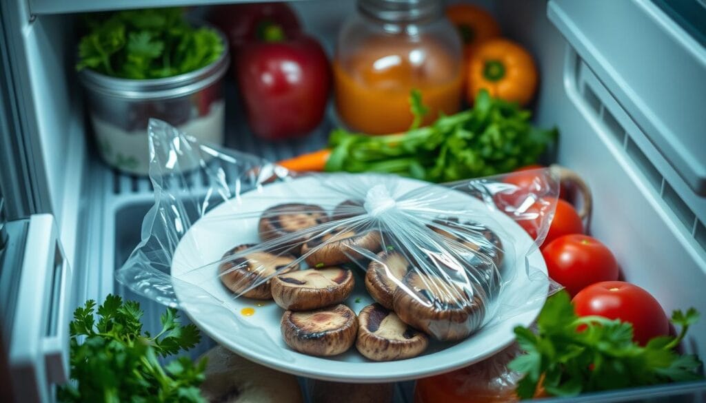 how to store mushroom steak