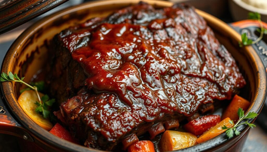 slow-cooked ribs