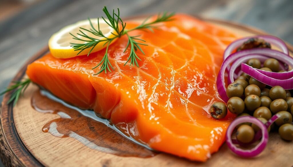 smoked salmon