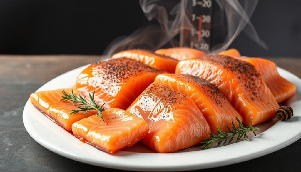 Hot Smoked Salmon Temperature