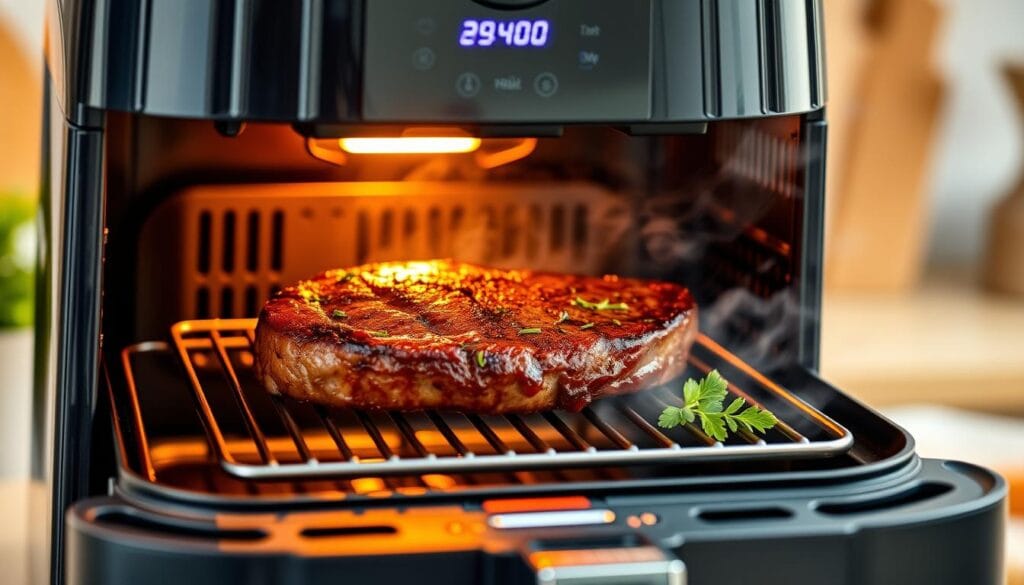 air fryer steak temperature