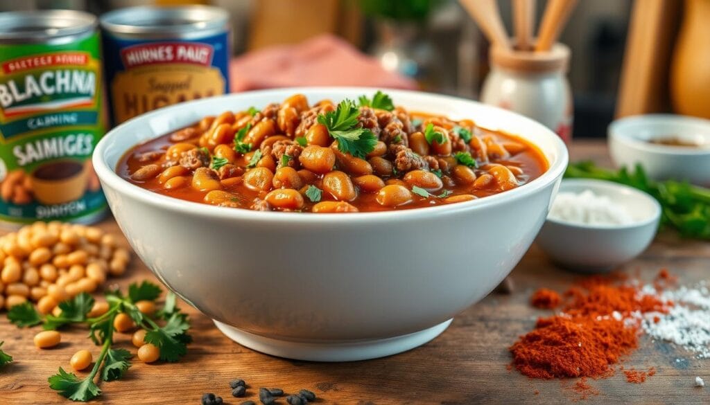 baked beans with hamburger