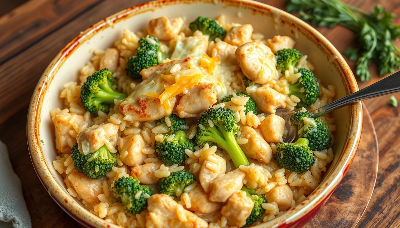 chicken broccoli rice casserole