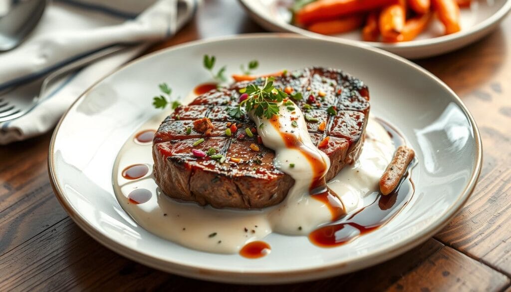 dairy-free milk steak