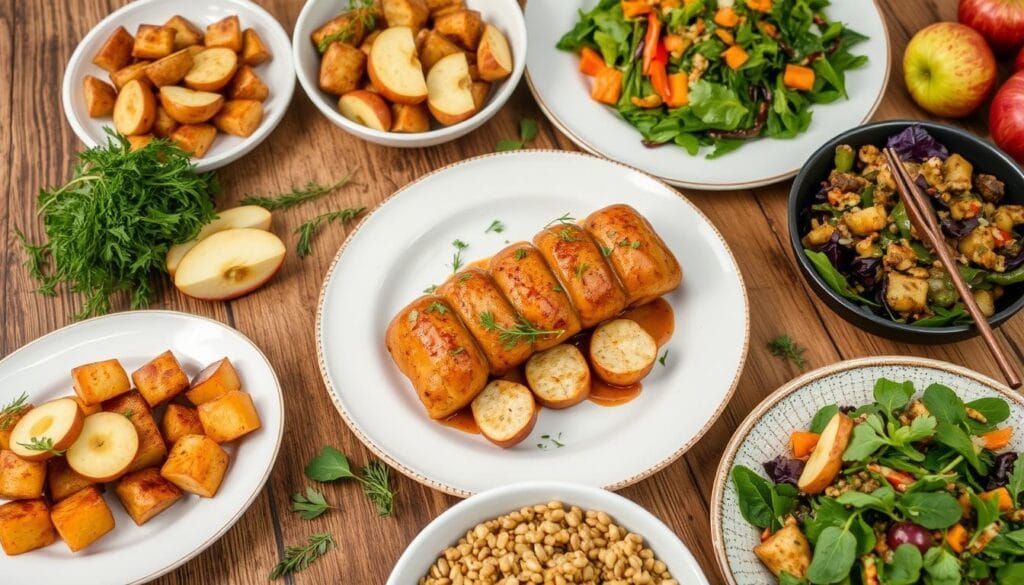 meal planning with chicken apple sausage