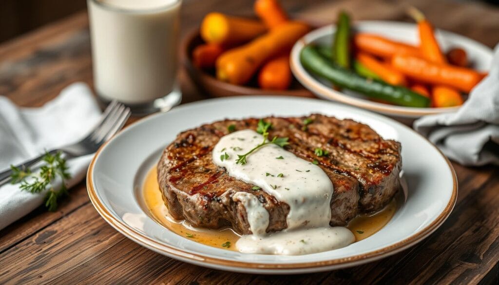 milk steak