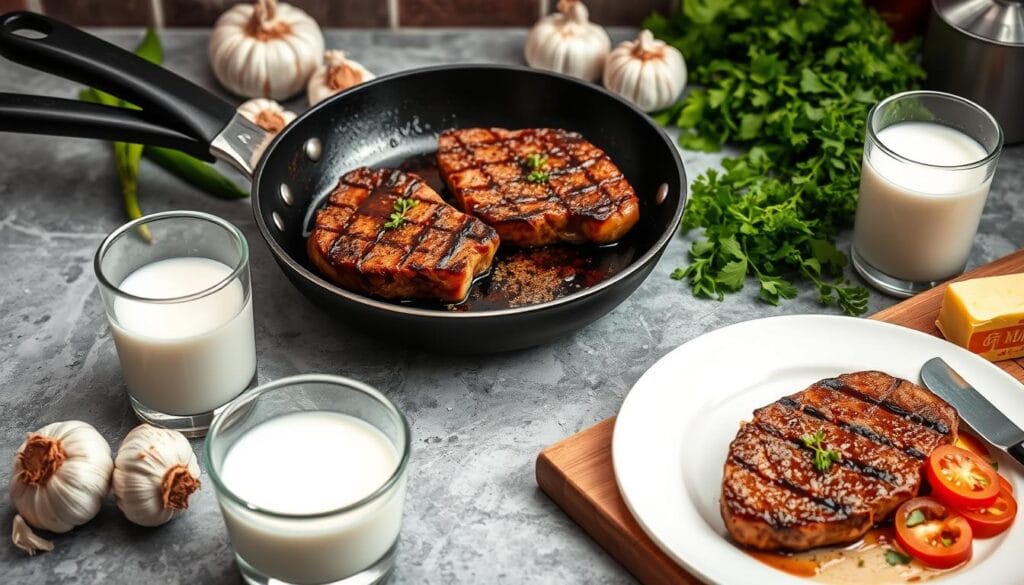 milk steak cooking tips